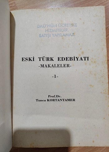 Eski Türk Edebiyatı Makaleler - Prof. Dr. Tunca Kortantamer - Görsel 3