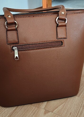 Kadın taba renk kol çantası - Görsel 5