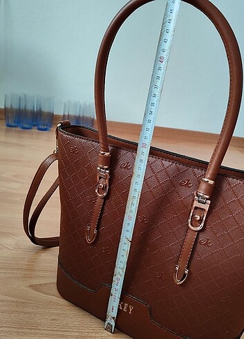 Kadın taba renk kol çantası - Görsel 4