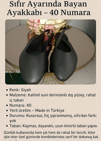 Sıfır Ayarında #Bayan #Ayakkabı 40 Numara