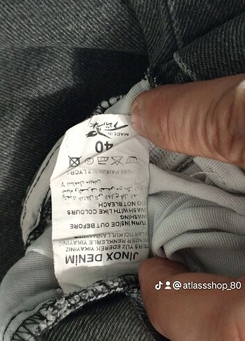 #Jinox #denim #Bayan #pantolon 40 beden uzunluk 100cm bel 42 cm 