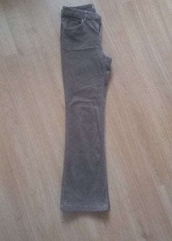 Collin's Vizon Kadın Kumas Kadife Pantolon Normal Kesim - Görsel 5