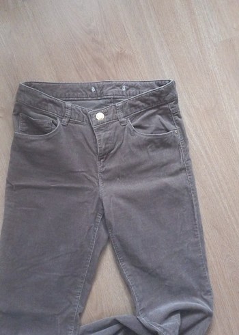 Collin's Vizon Kadın Kumas Kadife Pantolon Normal Kesim - Görsel 4