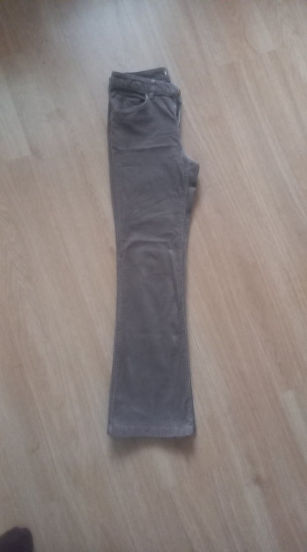 Collin's Vizon Kadın Kumas Kadife Pantolon Normal Kesim - Görsel 5