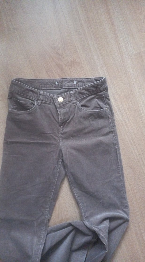 Collin's Vizon Kadın Kumas Kadife Pantolon Normal Kesim - Görsel 4