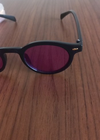 Mor Transparan Kadın Güneş Gözlüğü - Görsel 3