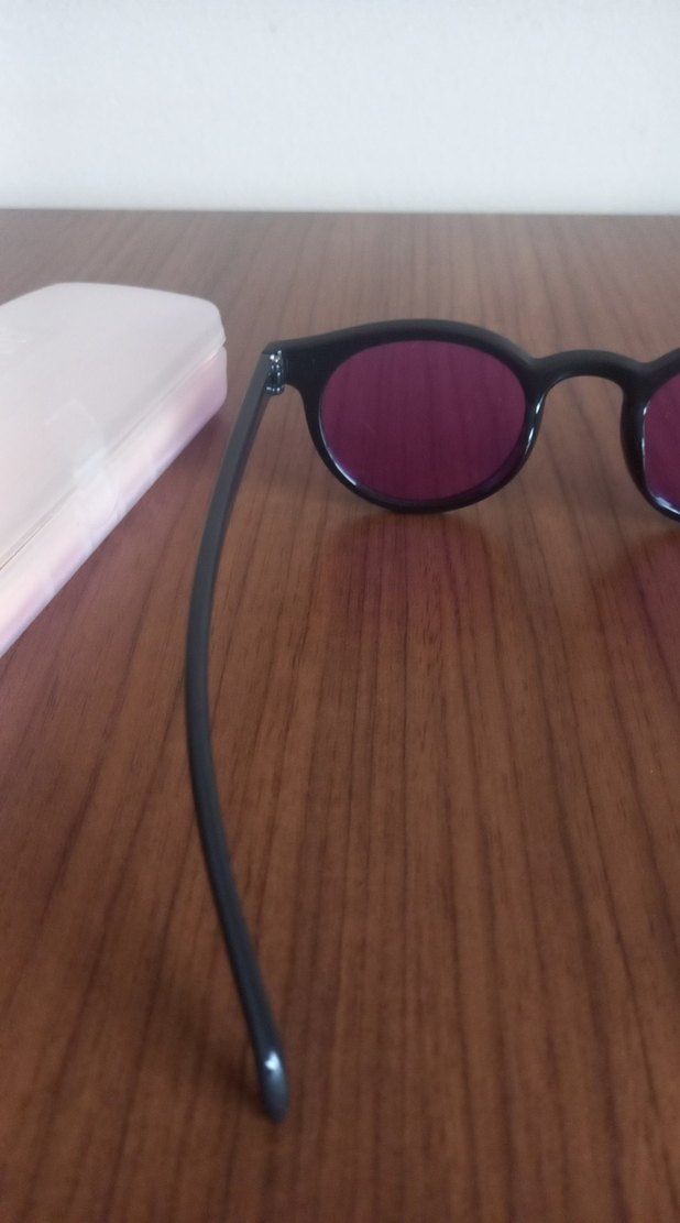 Mor Transparan Kadın Güneş Gözlüğü - Görsel 5