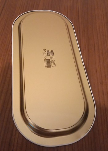 oval  metal tepsi - Görsel 5