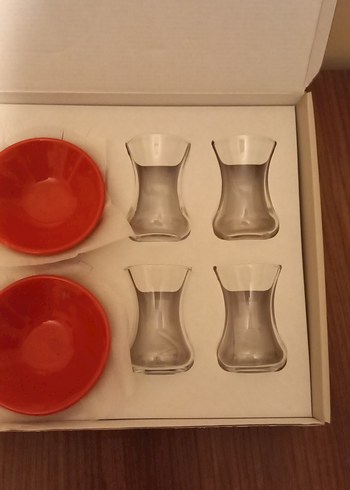 Madame Coco Kırmızı Çay Bardağı Seti - Görsel 3