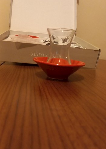 Madame Coco Kırmızı Çay Bardağı Seti - Görsel 7