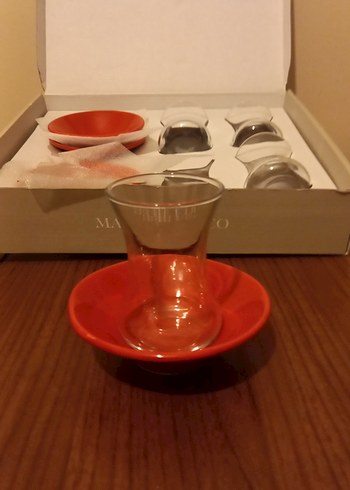 Madame Coco Kırmızı Çay Bardağı Seti - Görsel 8