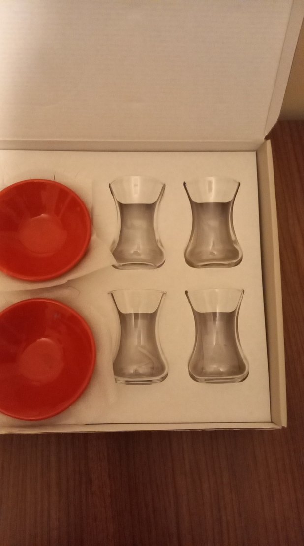 Madame Coco Kırmızı Çay Bardağı Seti - Görsel 3