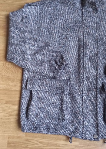 Gri Kadın Ceket Mont - Görsel 2