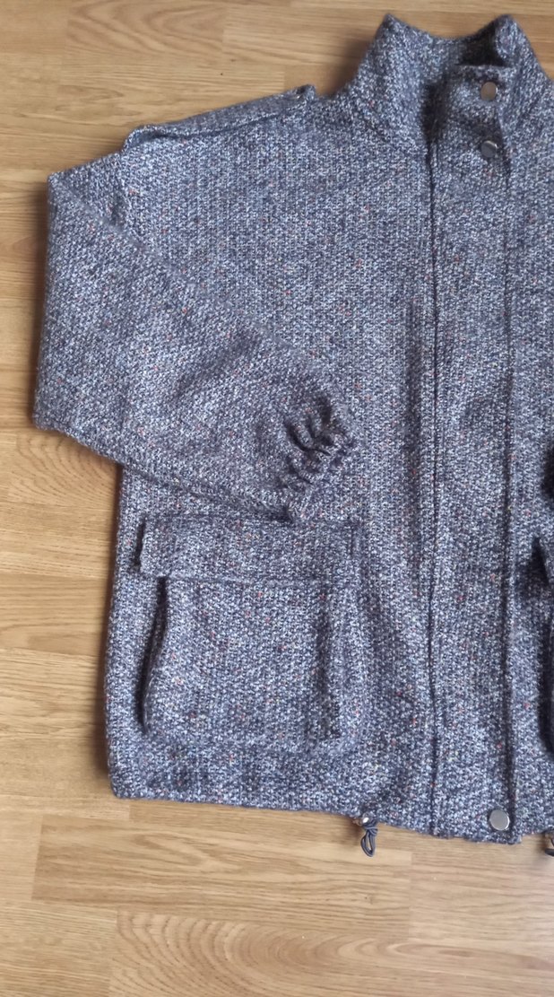 Gri Kadın Ceket Mont - Görsel 2