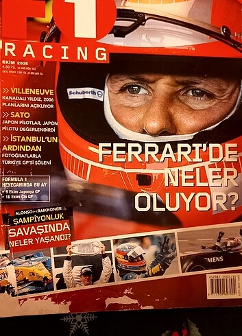  Formula 1 F1 Racing dergisi 2005 