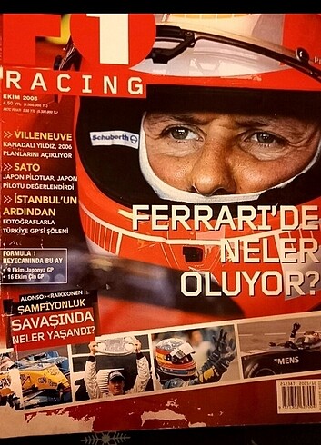 Formula 1 F1 Racing dergisi Motor sporları dergisi