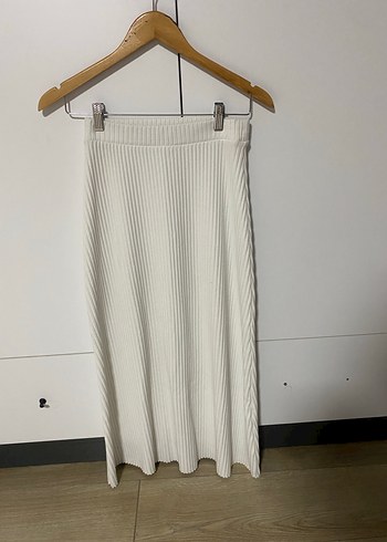 Kadın Beyaz Nakışlı Kumaş Pantolon - Görsel 5