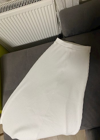 Kadın Beyaz Nakışlı Kumaş Pantolon - Görsel 3