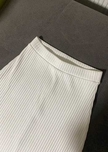 Kadın Beyaz Nakışlı Kumaş Pantolon - Görsel 2