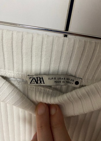 Kadın Beyaz Nakışlı Kumaş Pantolon - Görsel 6