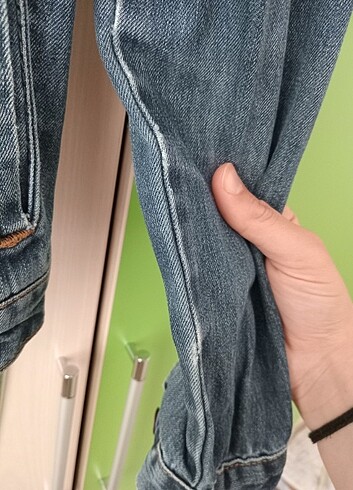 xs Beden lacivert Renk Vintage Koyu Renk Kot Ceket