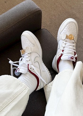 37 Beden Nike Dunk Low SE Just Do It White Phantom
