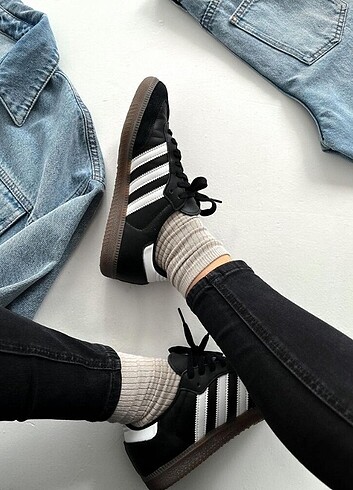 Adidas Samba Black White 