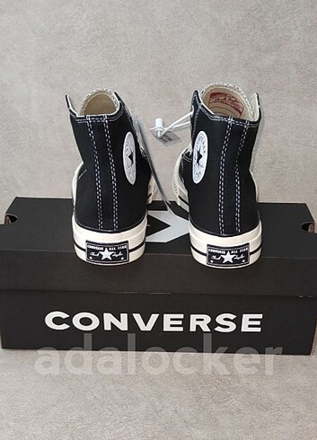 38 Beden siyah Renk Converse Chuck 70 Hi