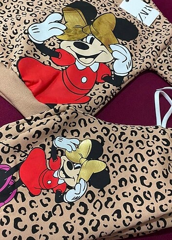 Zara Minnie Leoparlı İkili Takım