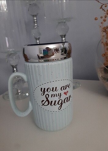 Ayna kapaklı mug Yeni
