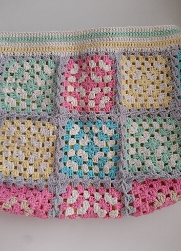 Diğer El örgüsü clutch portföy çanta