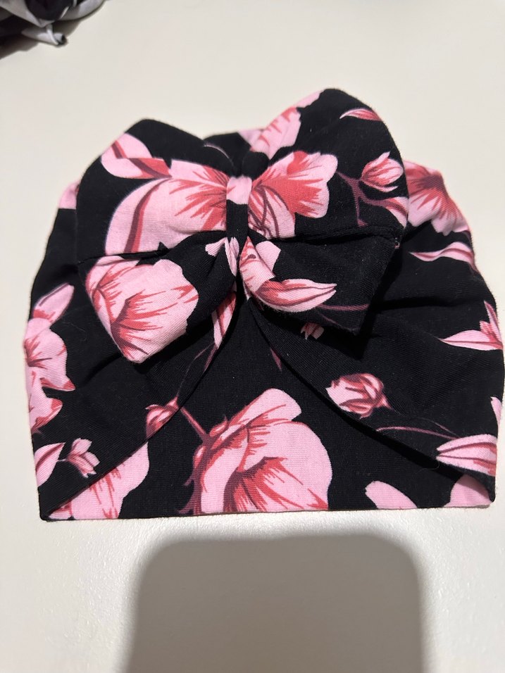 Pembe Desenli bebek şapkası - Görsel 3