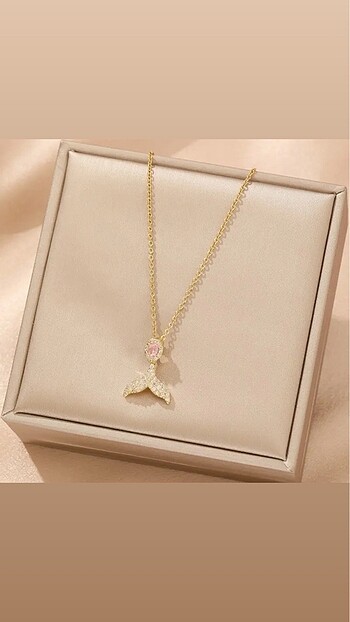 316L ÇELİK DENİZKIZI KOLYE - Görsel 4