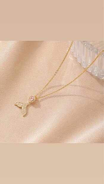 316L ÇELİK DENİZKIZI KOLYE - Görsel 2