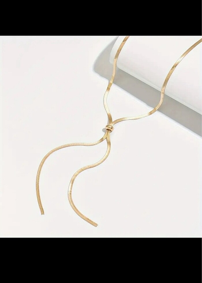 ZARİF TASARIM SARKIT KOLYE - Görsel 4