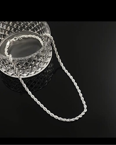 Paslanmaz çelik bileklik kolye set - Görsel 6