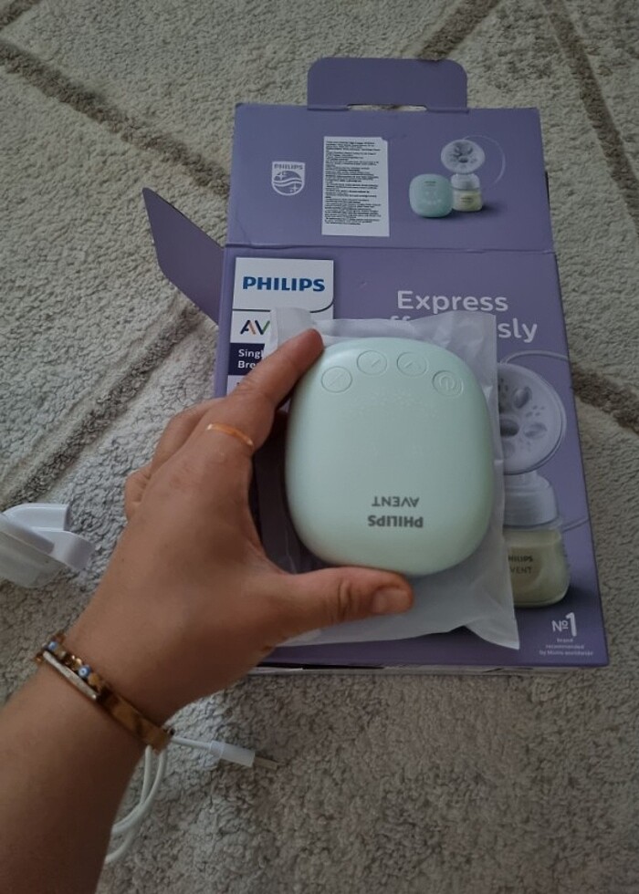 Philips elektrikli göğüs pompasi - Görsel 2
