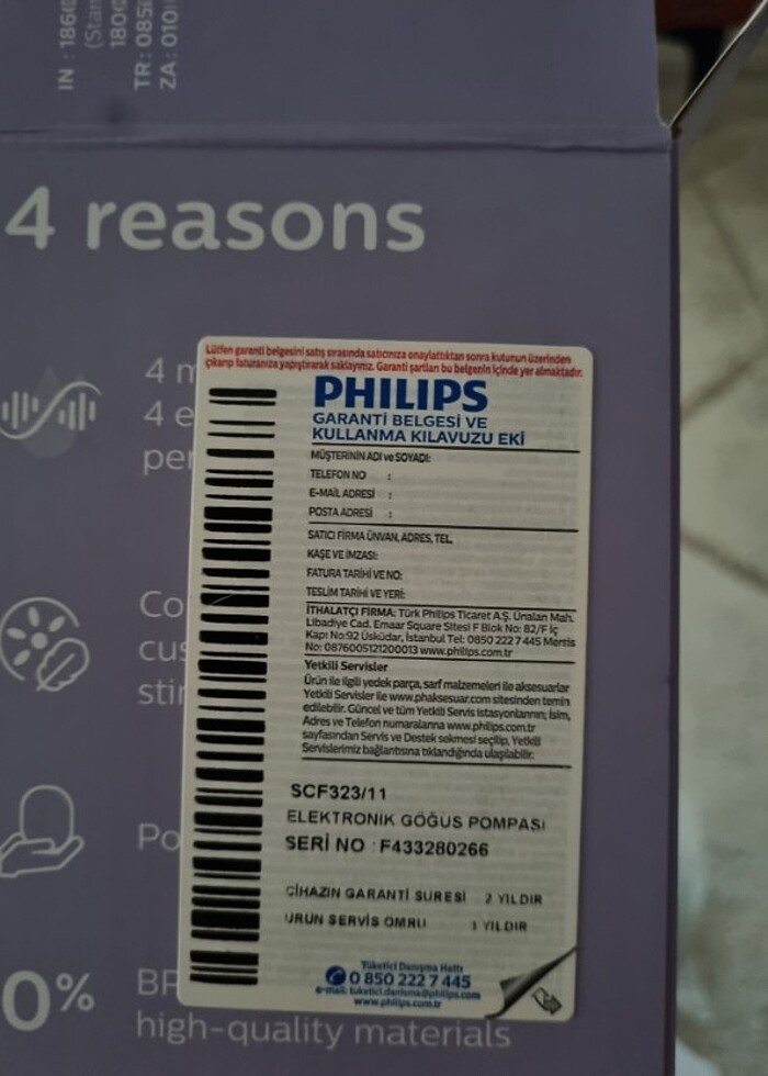 Philips elektrikli göğüs pompasi - Görsel 4
