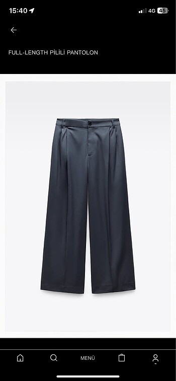 Full length pilili pantolon