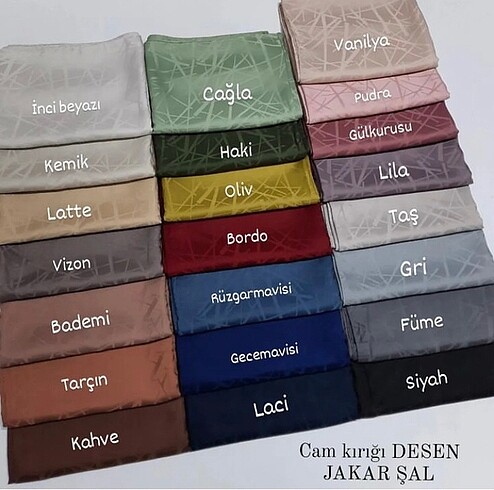 JAKKAR DESEN ŞAL