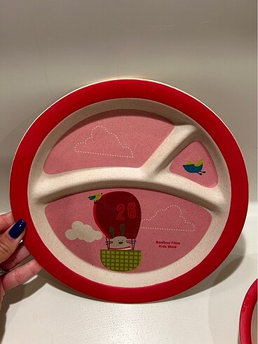 Diğer Bambu fibre kids ware-bambu yemek seti