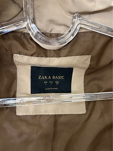 l Beden camel Renk Zara bek mont large