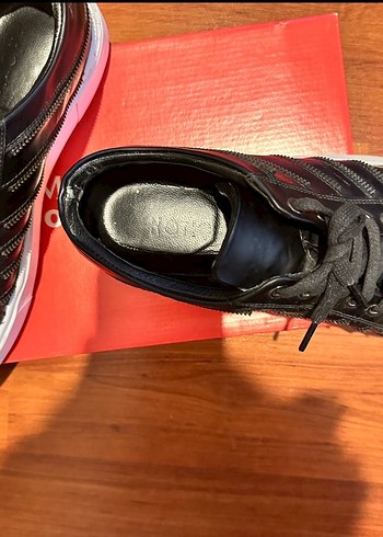 Siyah Çizgili Erkek Spor Ayakkabı - Görsel 2