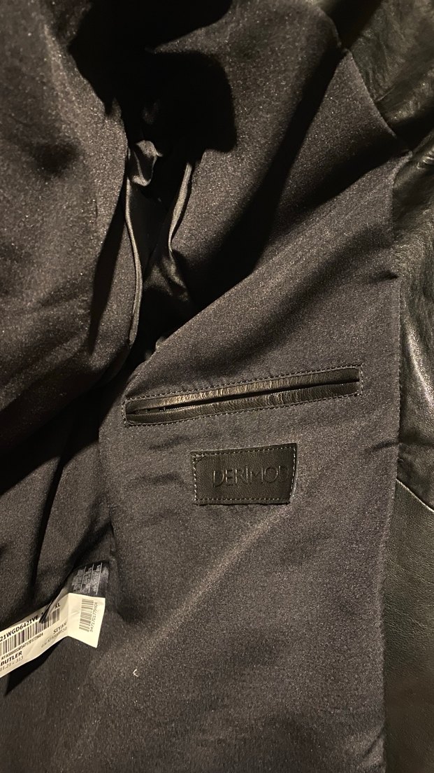 Siyah Derimod erkek ceket - Görsel 5