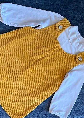 LCW Kadife kız bebek elbise