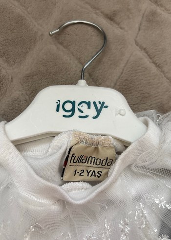 Dantel Detaylı Siyah Askılı Kız Elbisesi / Salopet takım - Görsel 4