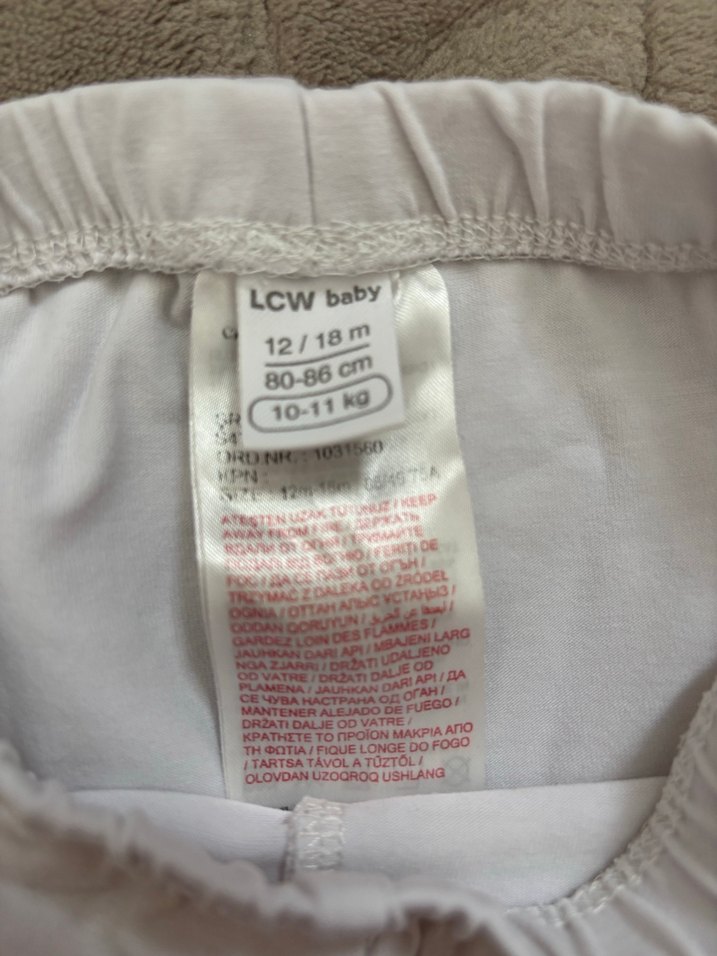 Kız Çocuk Pamuklu Basic Tayt 2'li Set - Görsel 3