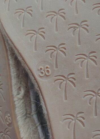 36 Beden camel Renk Deichmann espadril 
