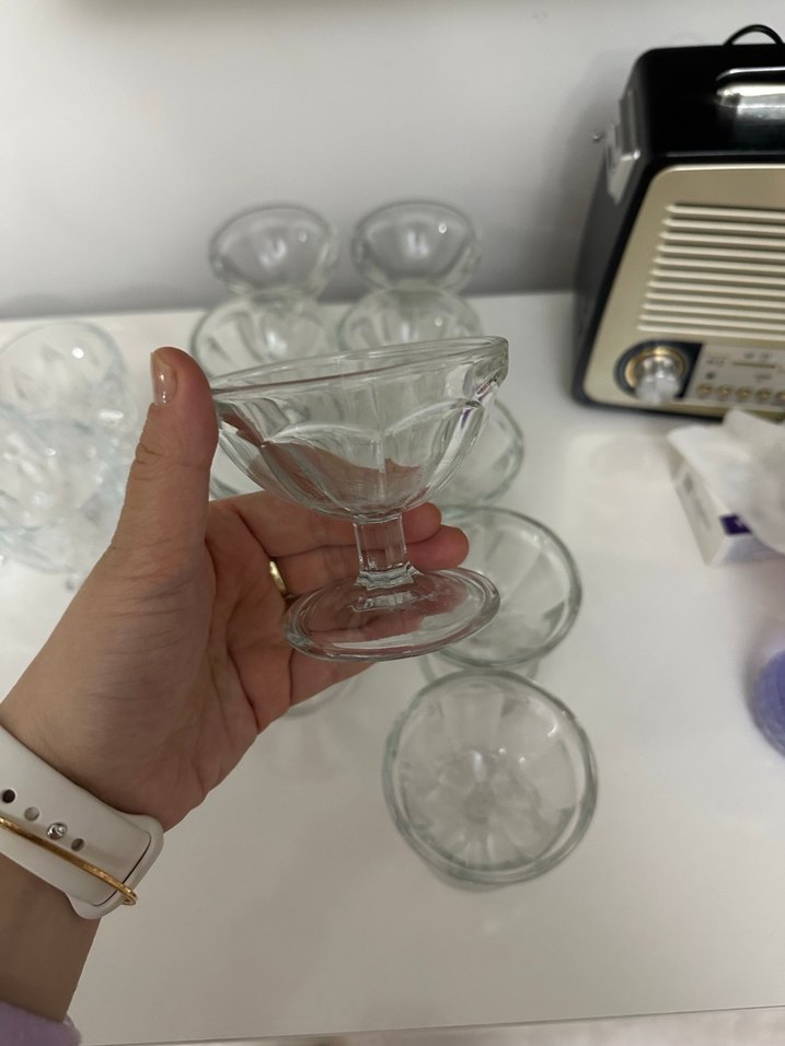 Şeffaf Cam dondurma kasesi - Görsel 2