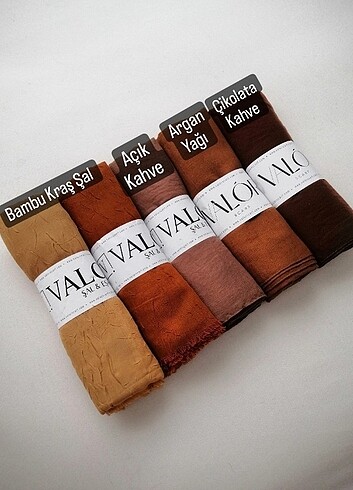 Valorscarf Pamuk Kraş Şal 